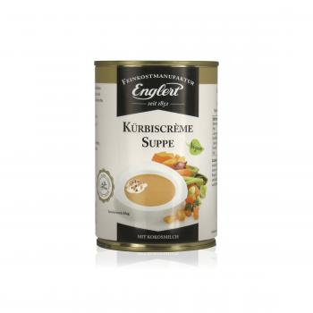 Kürbiscremesuppe mit Kokosmilch, 390ml/Dose